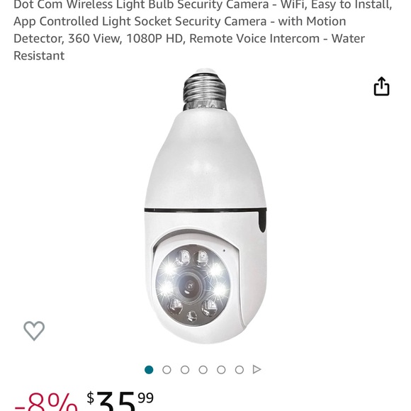 Light socket security camera - Picture 3 of 4